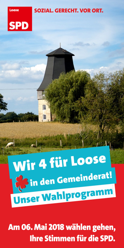 Flyer Wahlprogramm SPD Loose (Bild)